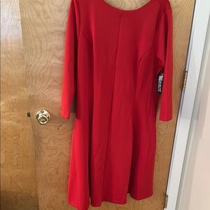 New York & Company Red A-Line Cocktail Dress